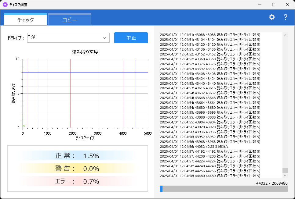 いきなりエラーだらけになってしまったが、再度試すと100％問題なしになった