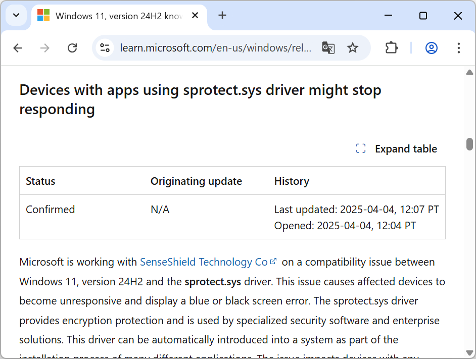 Microsoftのアナウンス