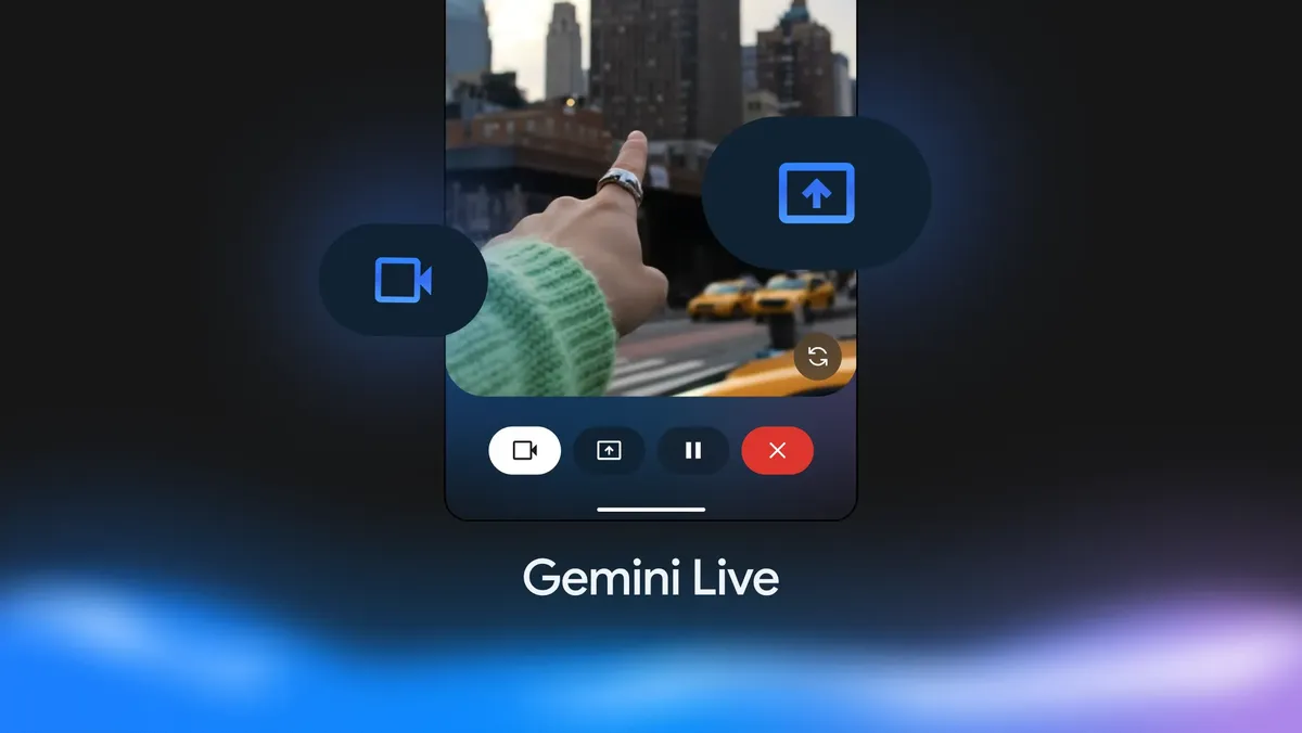 Android版の「Gemini」アプリが画面やカメラに写っている物についてリアルタイムで会話可能に