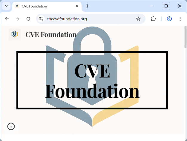 「CVE Foundation」のWebサイト