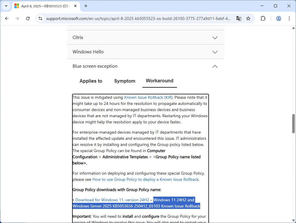 Microsoftのアナウンス