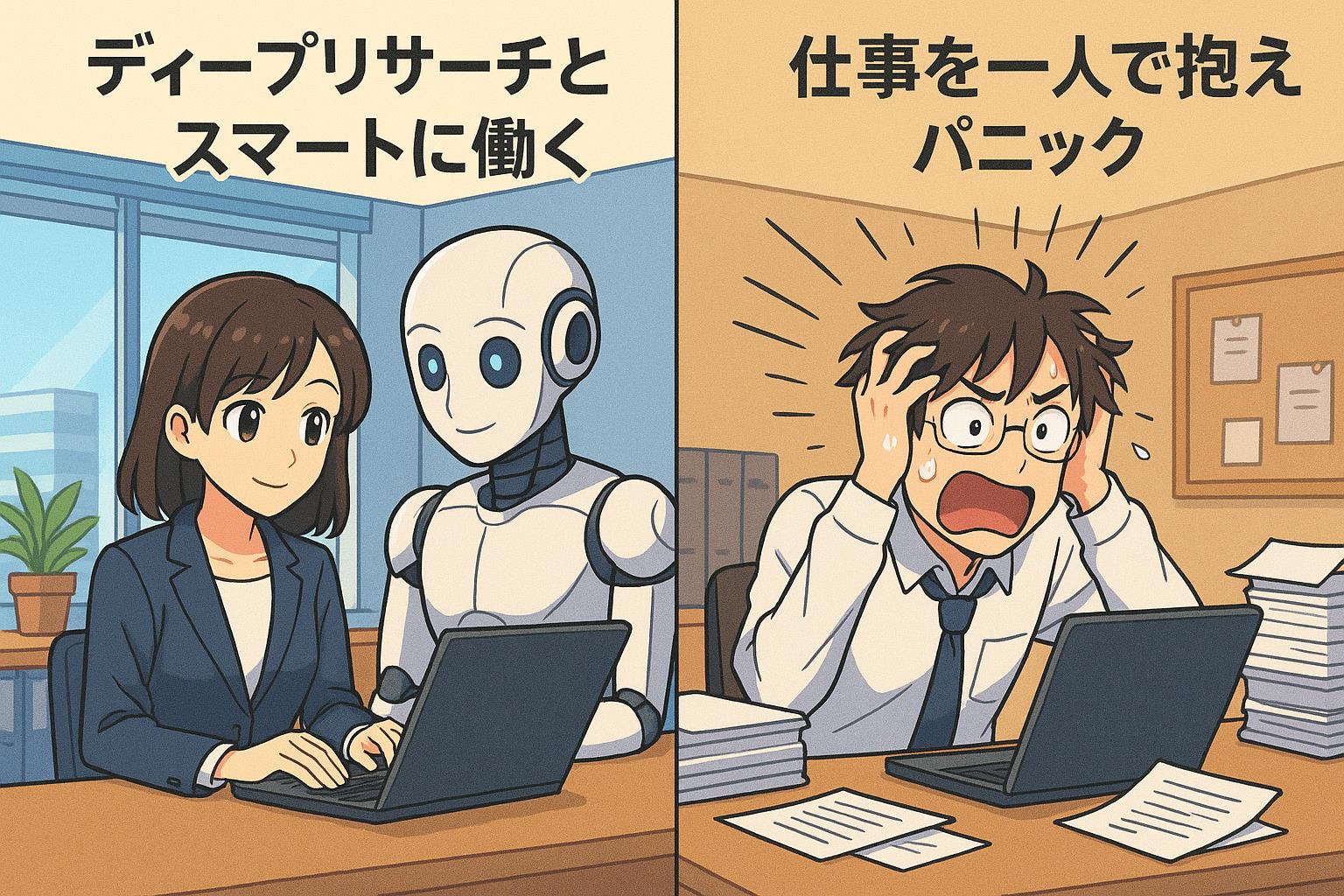 敏腕リサーチャーに仕事を支援してもらい、業務効率を向上させよう