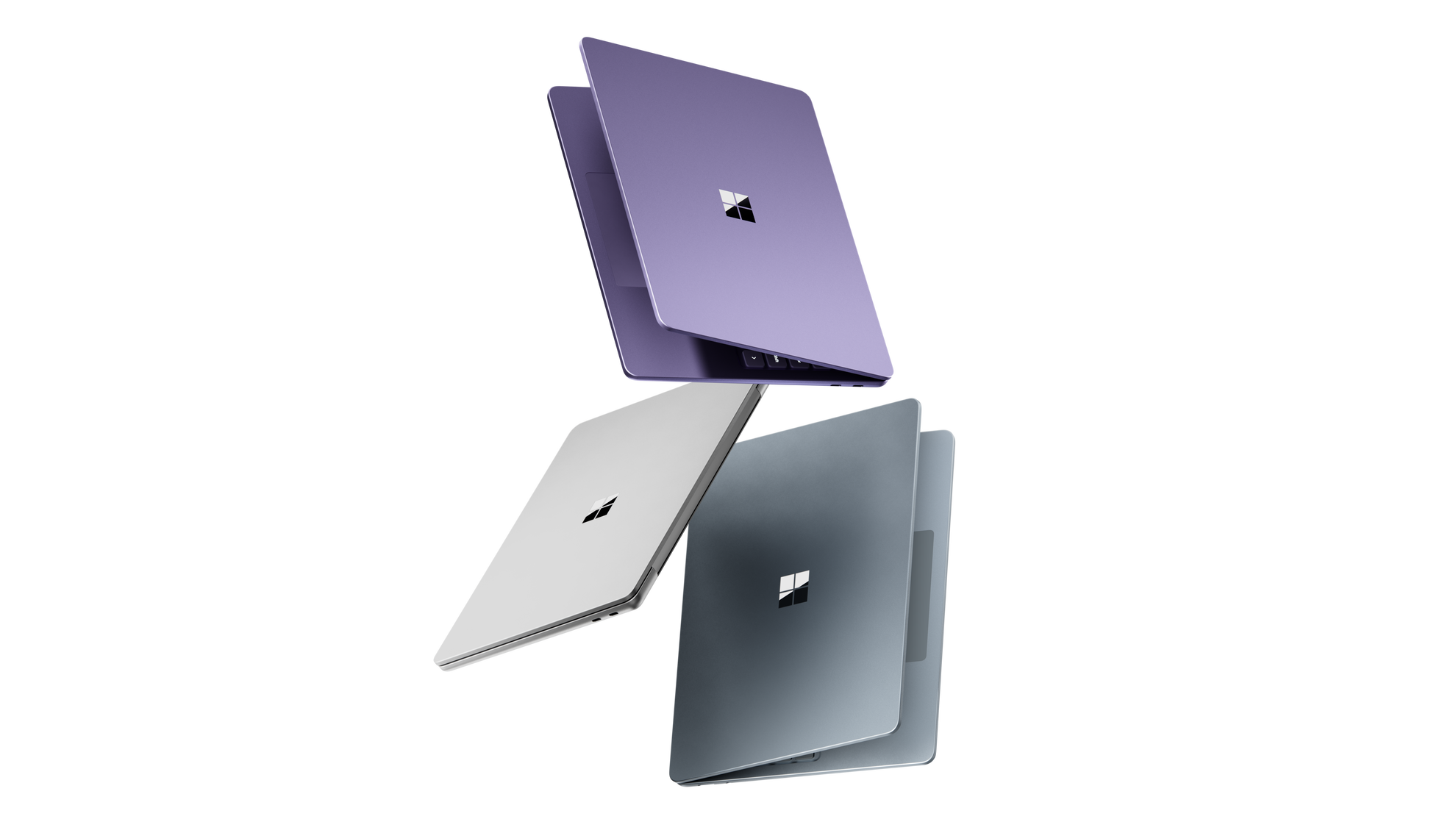 Surface Laptopはオーシャン、バイオレット、プラチナの3色展開