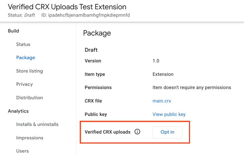 パッケージ検証の鍵を事前に登録しておく追加のセキュリティレイヤーを「Chrome ウェブストア」に導入