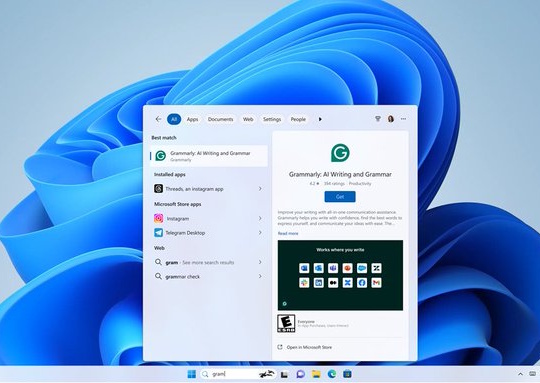 「Windows Search」が「Microsoft Store」に統合へ