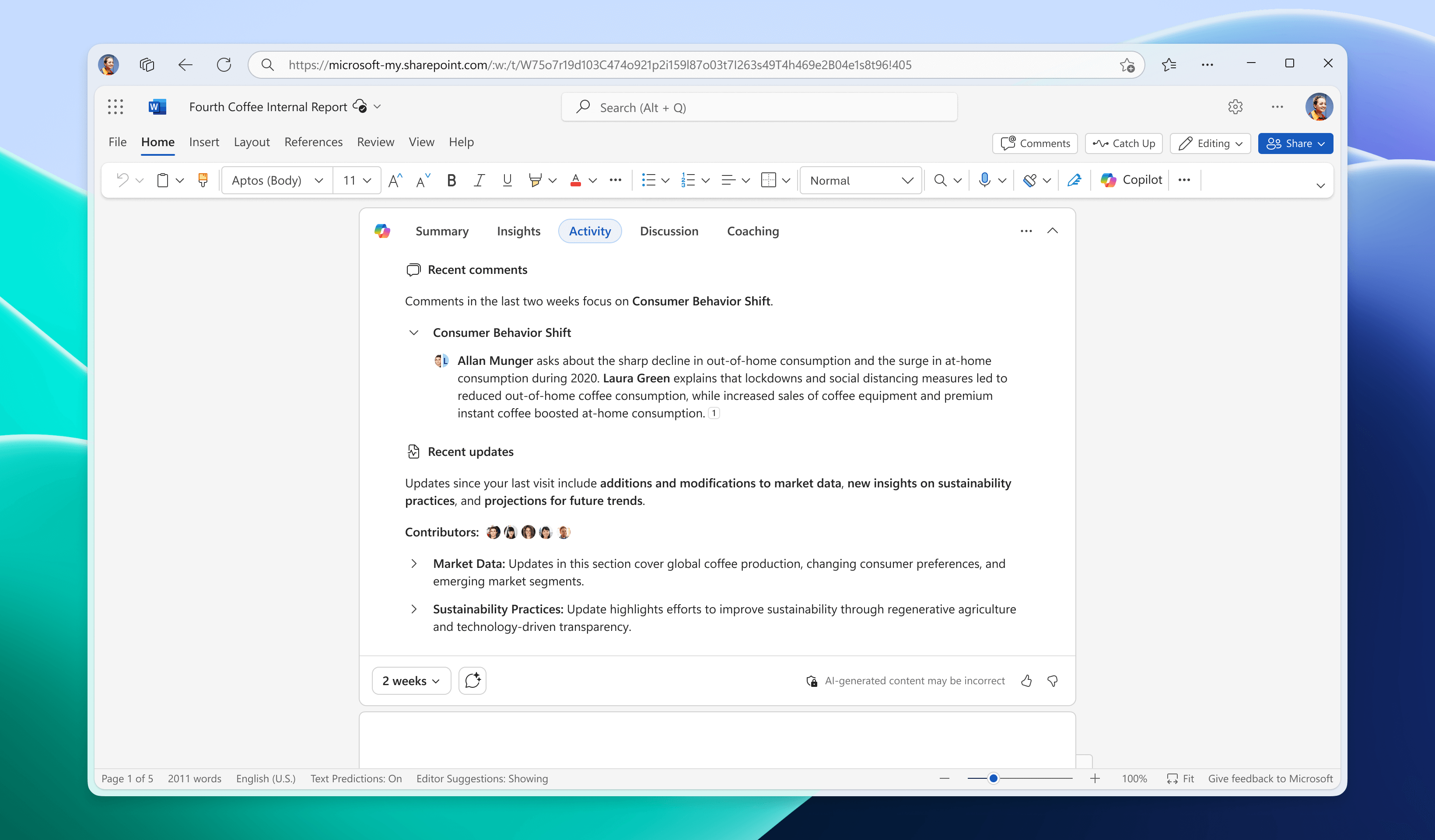 ［Activity］タブ