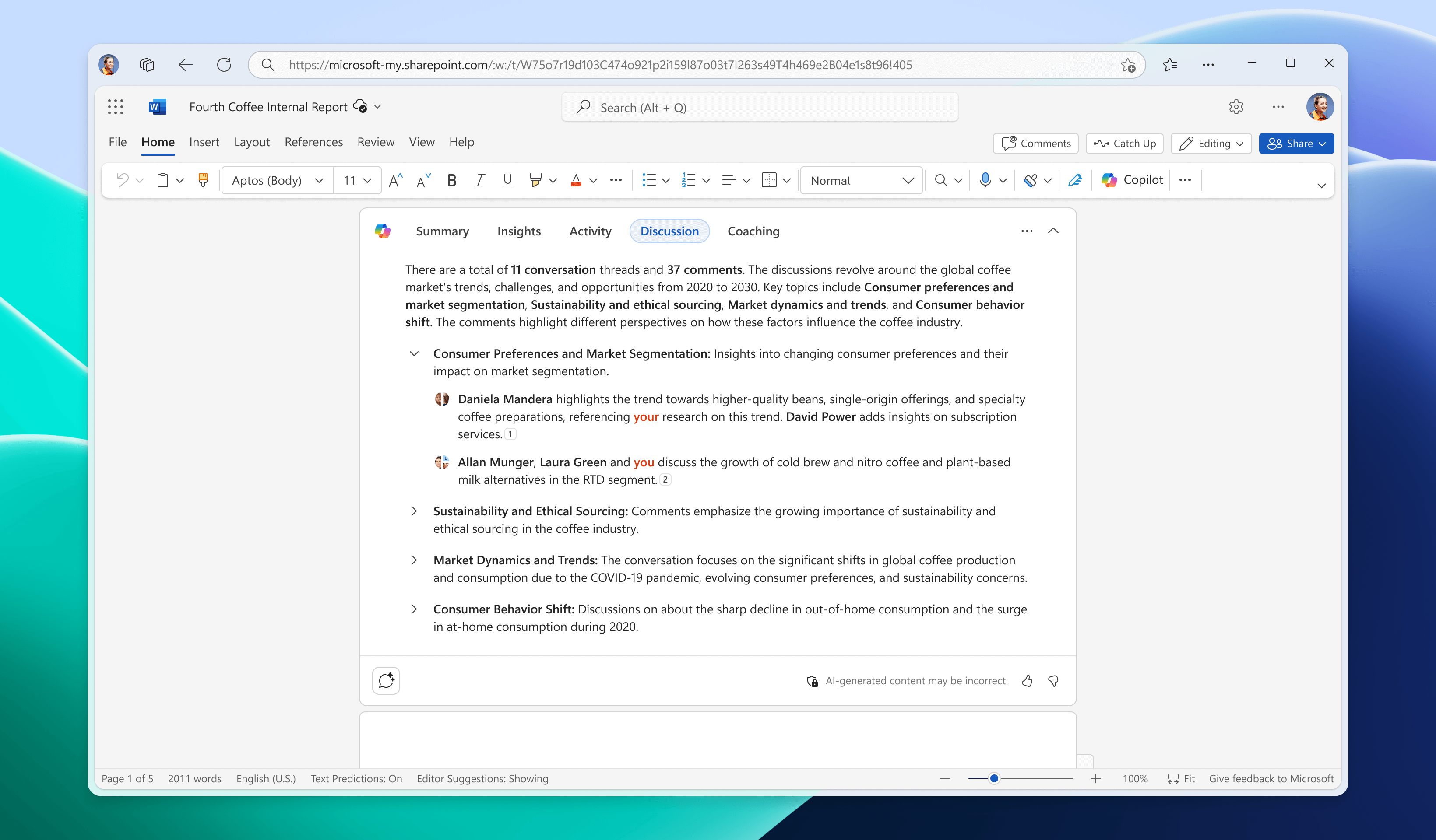 ［Discussion］タブ