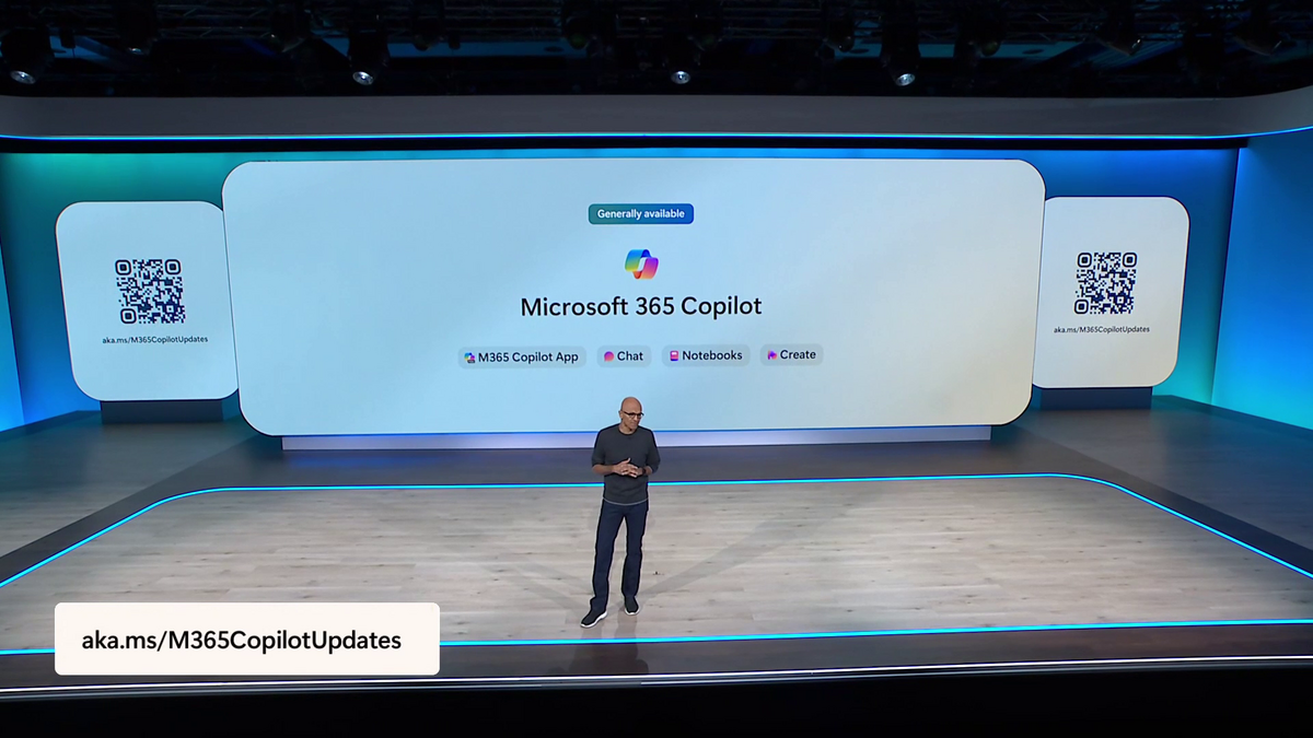 Microsoft 365 Copilotの、Chat、Search、Notebooks、Create、AgentsがGAに