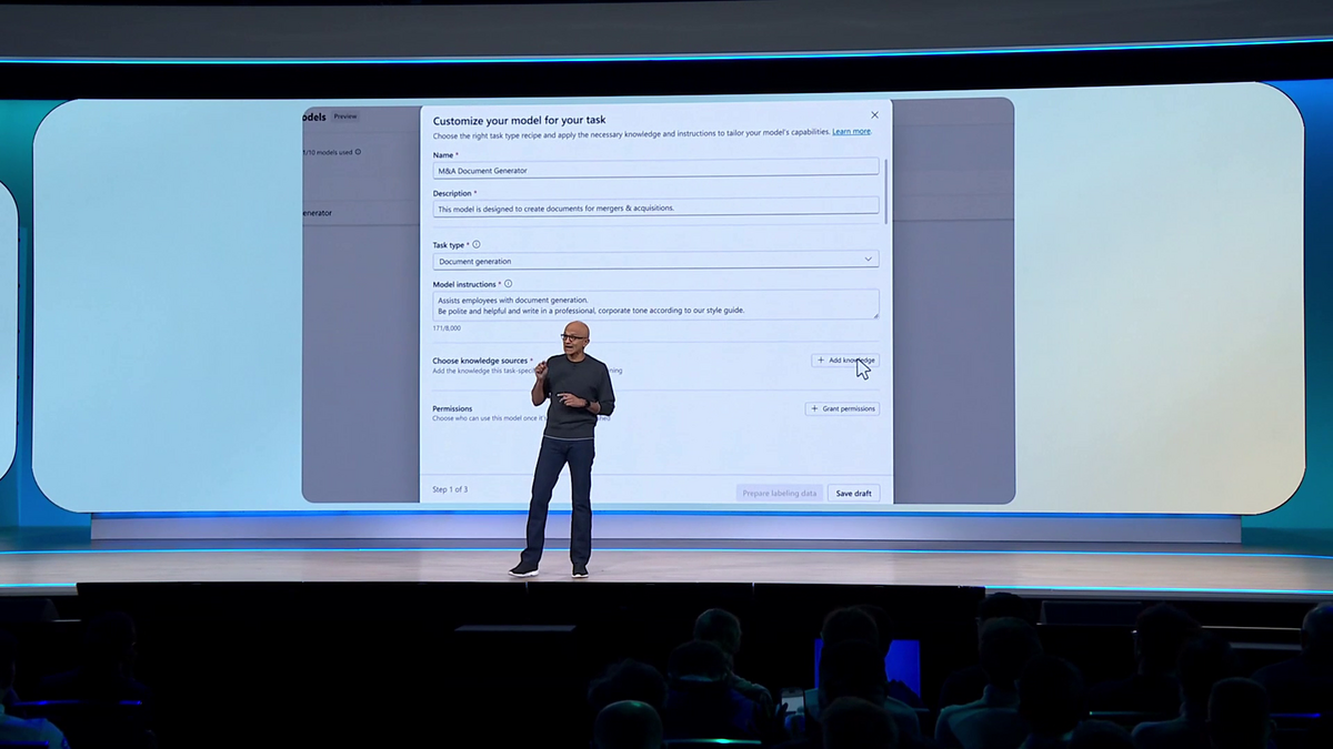 モデルのタスクを指定