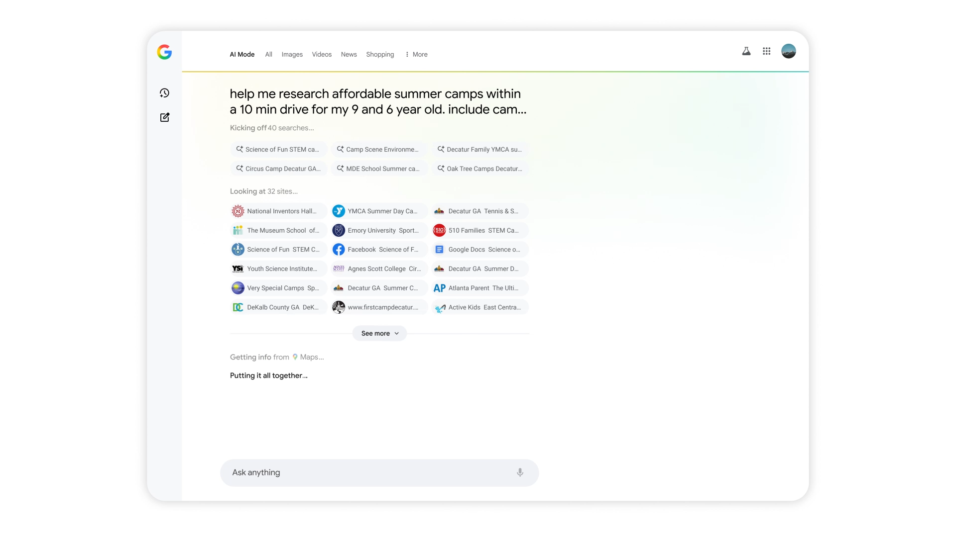 ユーザーのクエリを細分化して、何百ものサブクエリを並行実行しながら、専門家レベルの引用付きレポートをわずか数分間で生成