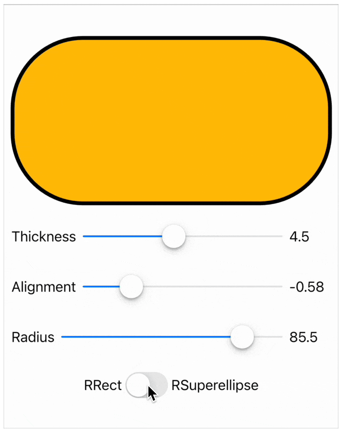 Apple製品でよく使われる角丸の四角形「Squircles」が簡単に利用できる