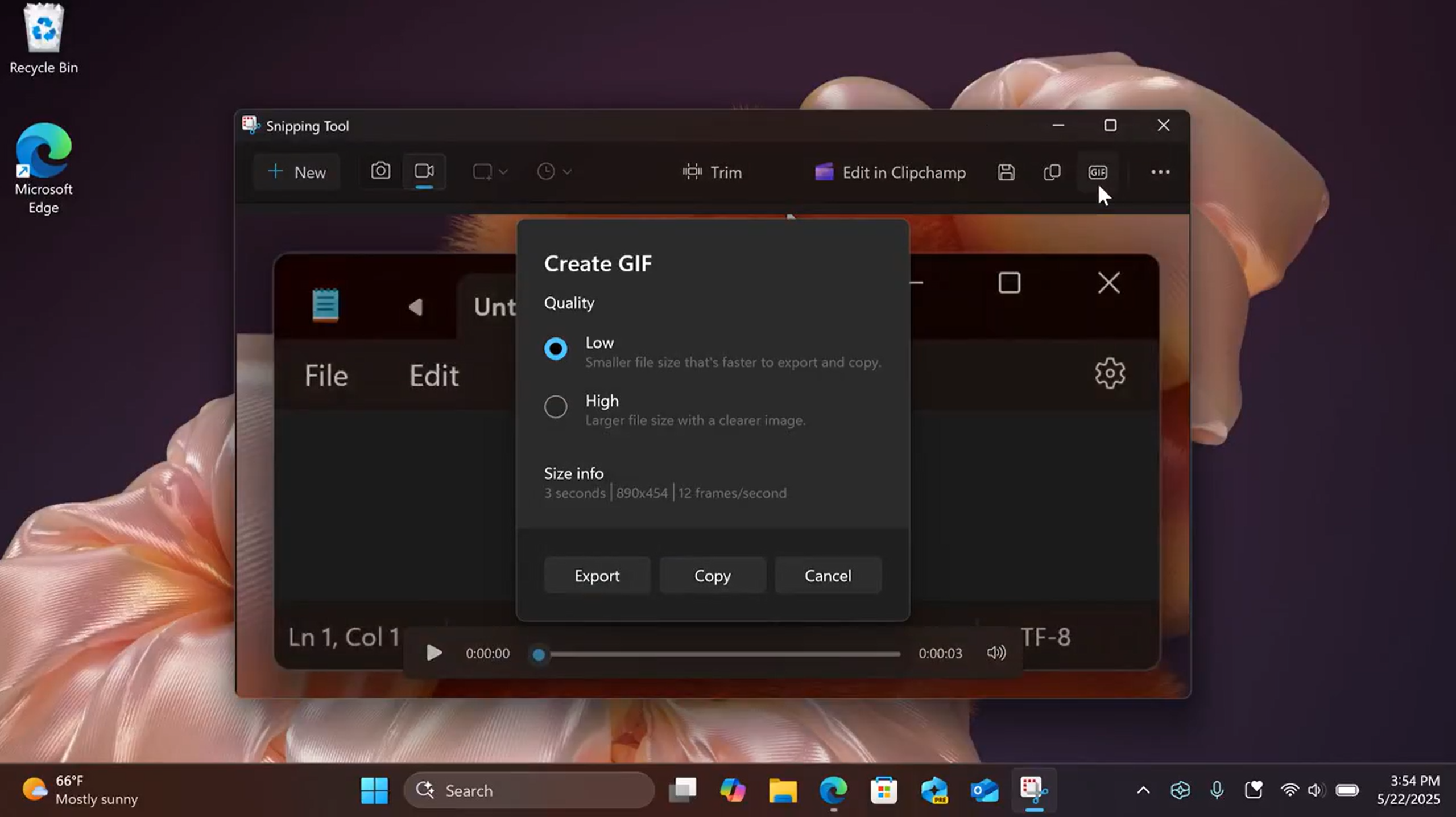 品質を高・低の2つから選べる