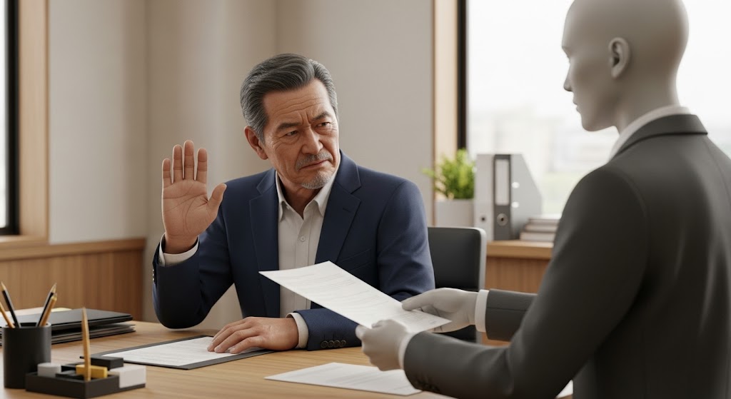 生成AIのあらをつついて使わない理由を探している人が多く見られた（画像はGeminiで生成）