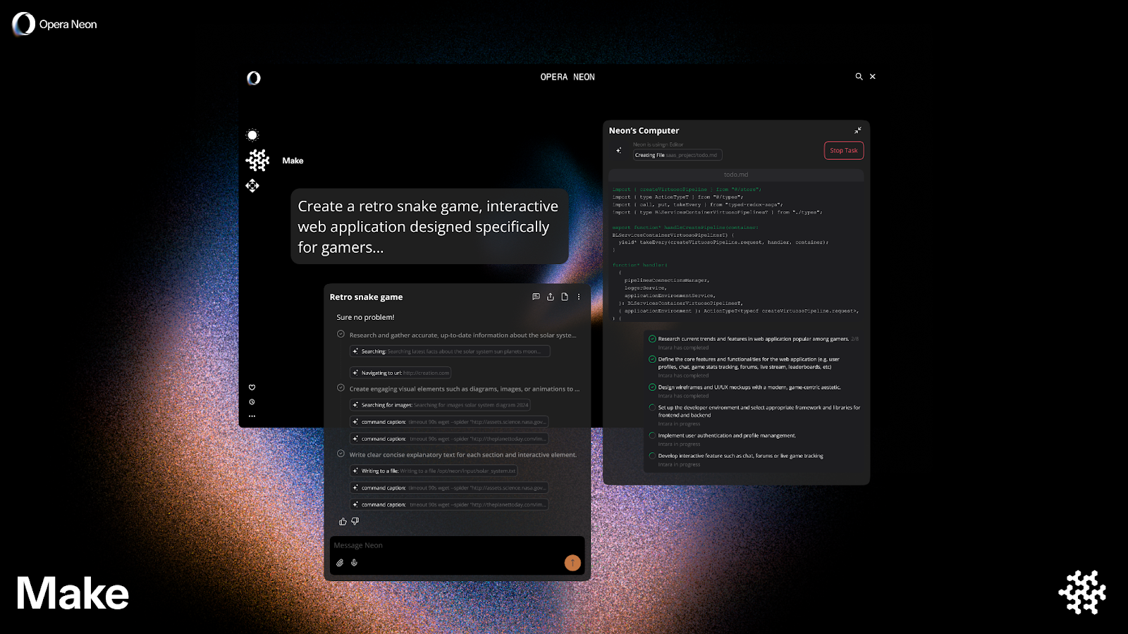 コンテンツの制作も可能