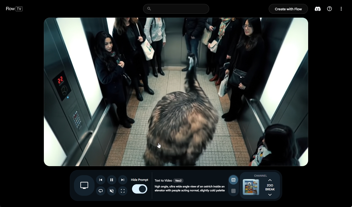 ［Prompt］スイッチをONにすると、プロンプトを確認できる