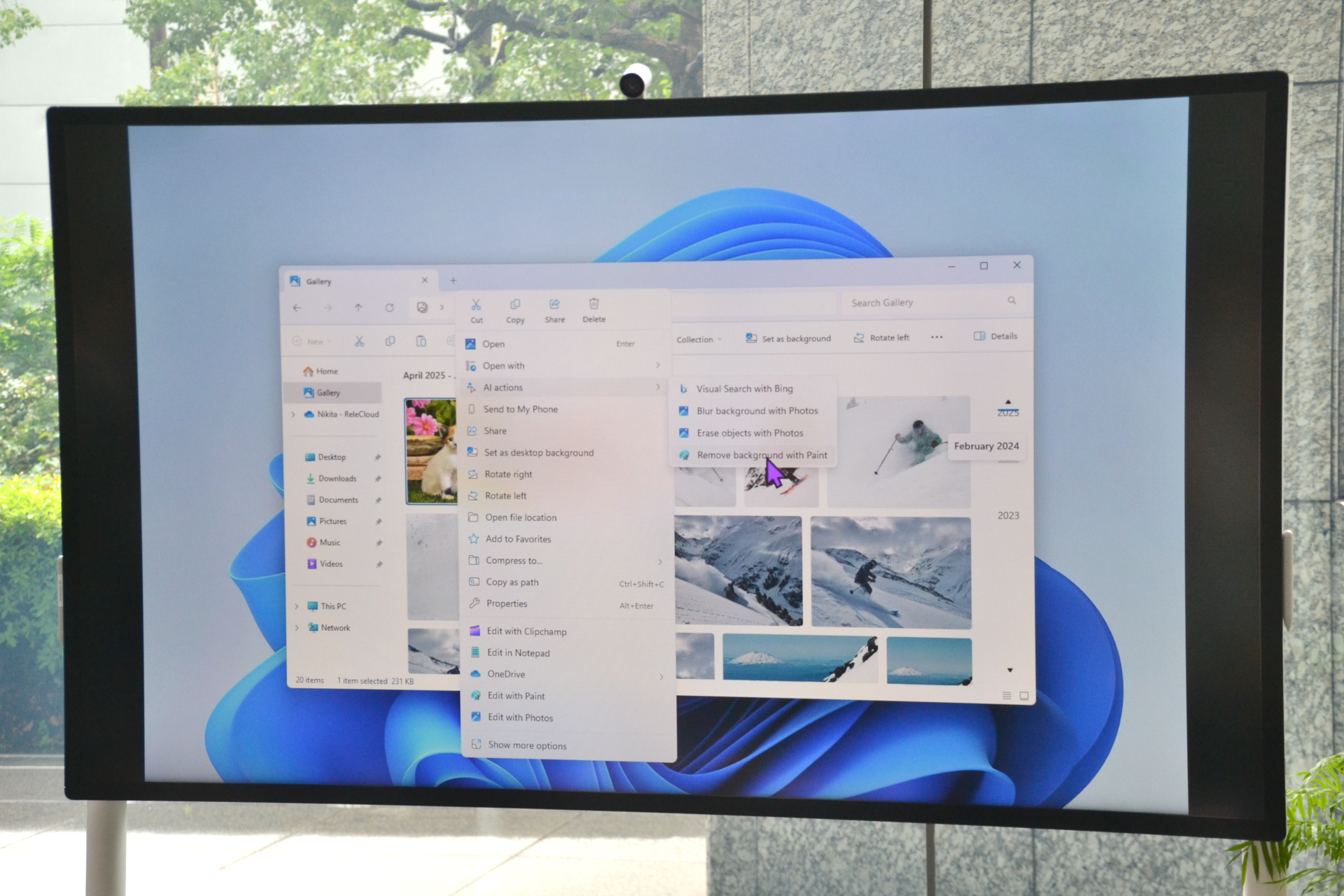 右クリックのメニューからAI機能を呼び出し
