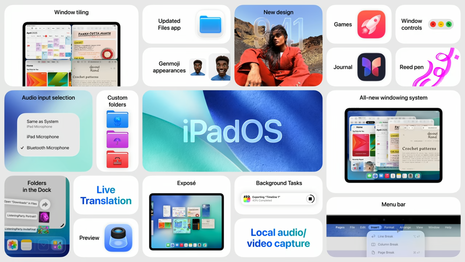 Apple、「iPadOS 26」を発表