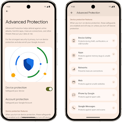 Googleの強力なモバイルデバイス保護「Advanced Protection」