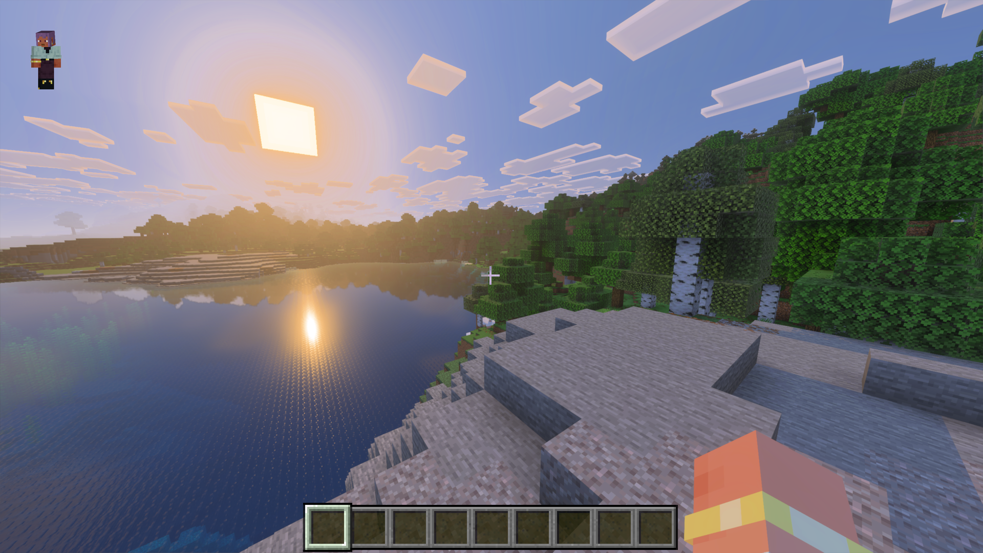 「Vibrant Visuals」を有効化したゲーム画面