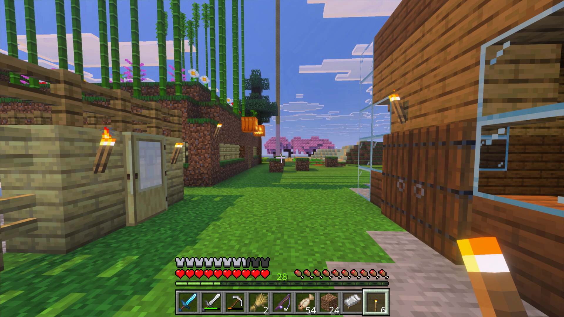 太陽の光の当たる面が明るく、影が暗くなっている。従来より断然メリハリのある絵になった