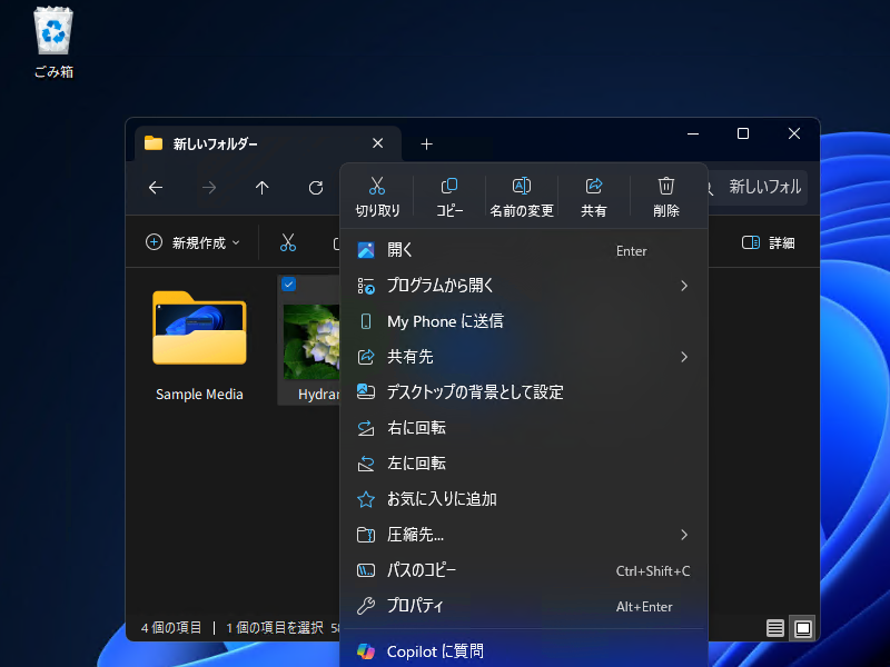 仕切り線が導入されたプライマリーコマンド。いずれ正式版に導入される見込み