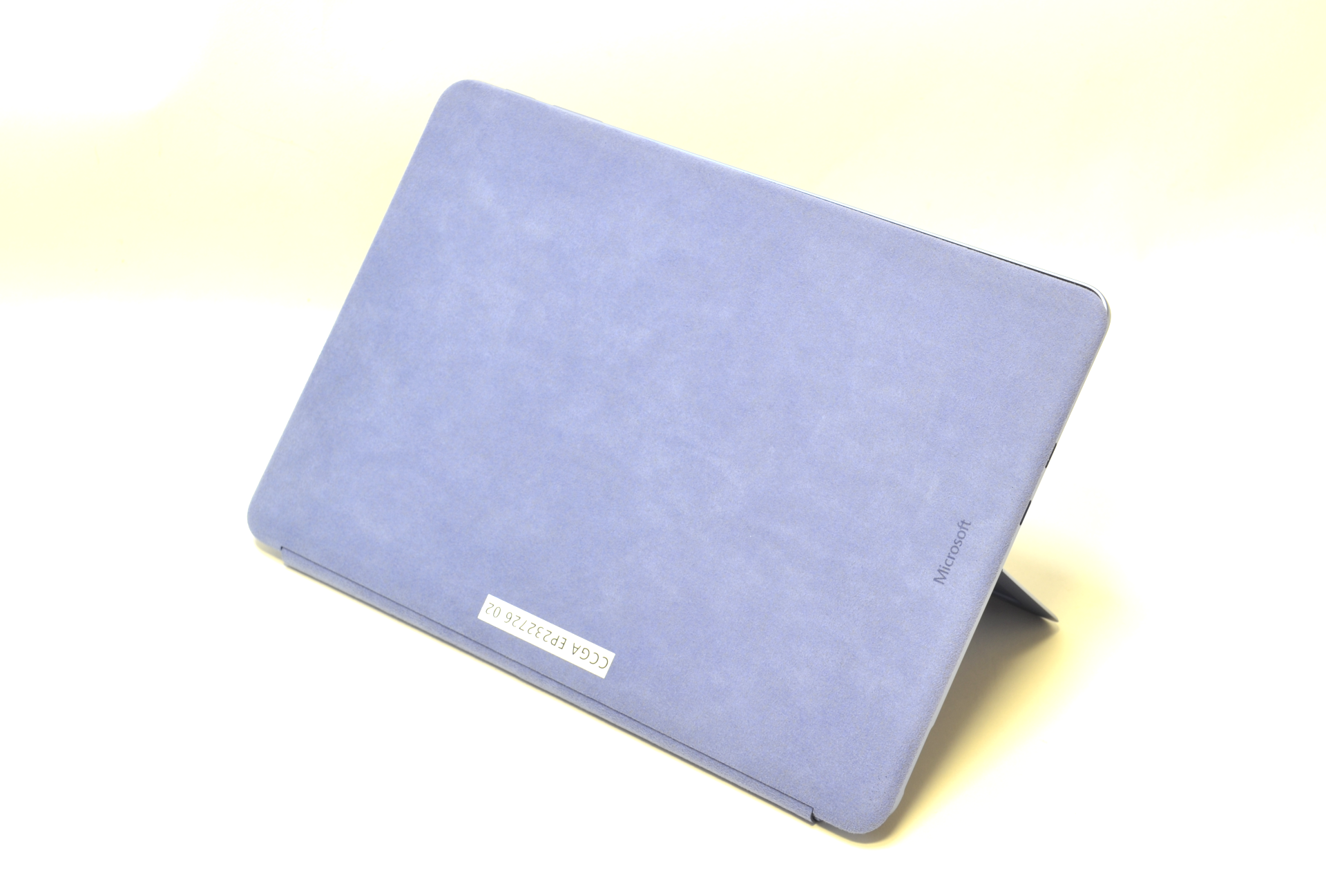 裏面のカバー側も優しい手触り