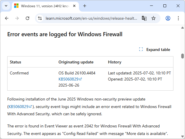 同社のアナウンス