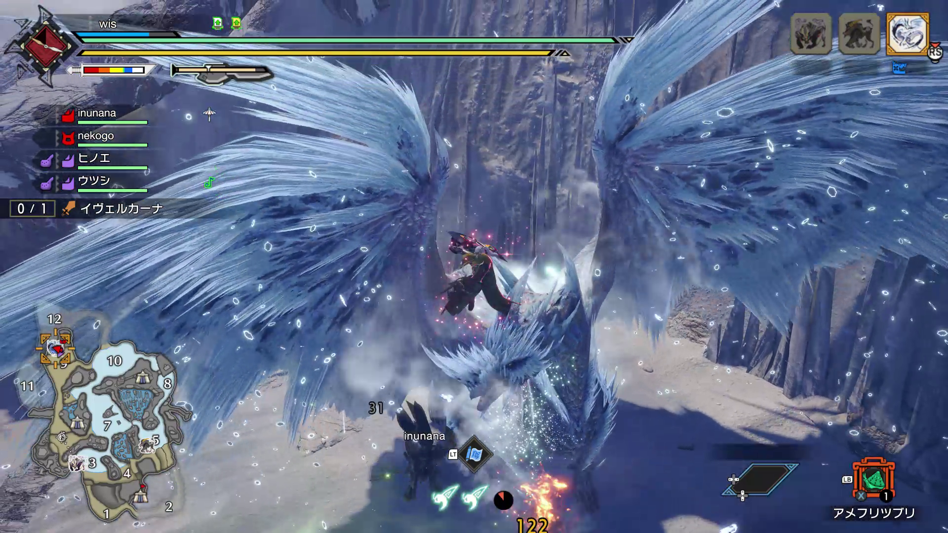 「モンスターハンターライズ：サンブレイク」。先に強力なモンスターのプレイ動画を見て『私でもこれは無理かも』と思いましたが、やっていれば何とかなるものです