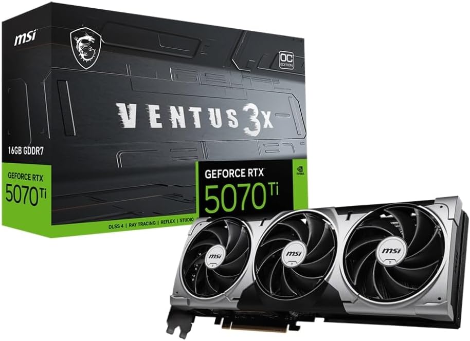 MSI GeForce RTX 5070 Ti 16G VENTUS 3X OC VD9043