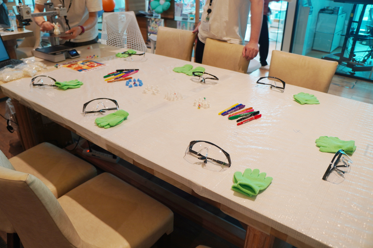 体験コーナー（開催前）