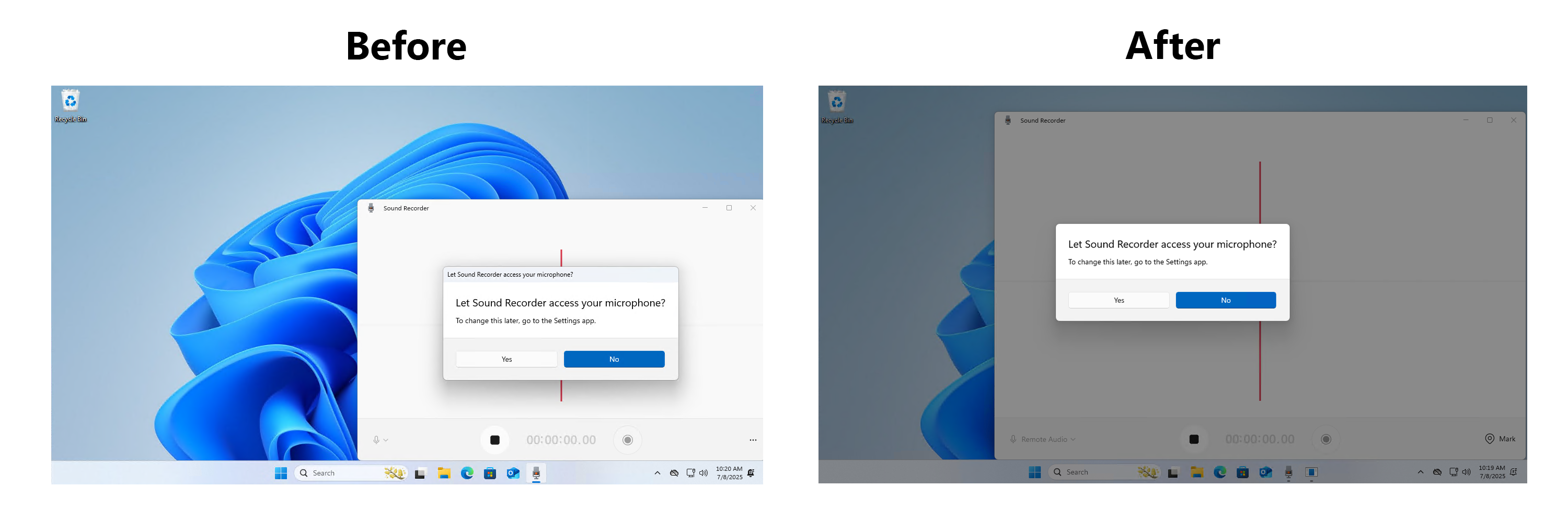 新旧ダイアログの仕様の違い