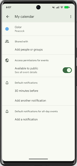 「Google カレンダー」の共有機能が、Androidデバイスでも利用ができるように