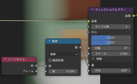 ソケット化されたパラメーターを他のノードで制御する例