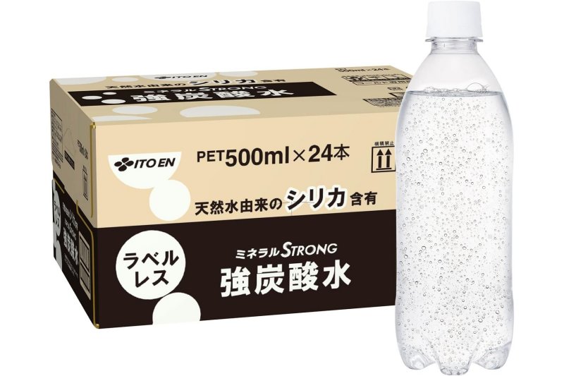 ミネラルストロング ラベルレス 強炭酸水