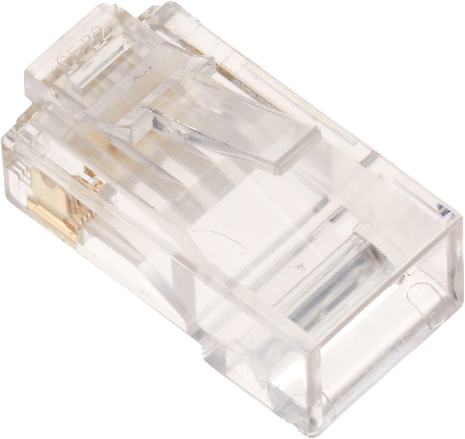 エレコム製のRJ45コネクター「<a href="https://www.elecom.co.jp/products/LD-6RJ45T10.html" class="n" target="_blank">LD-6RJ45T10</a>」。適切な器具があればLANケーブルは自作もできる