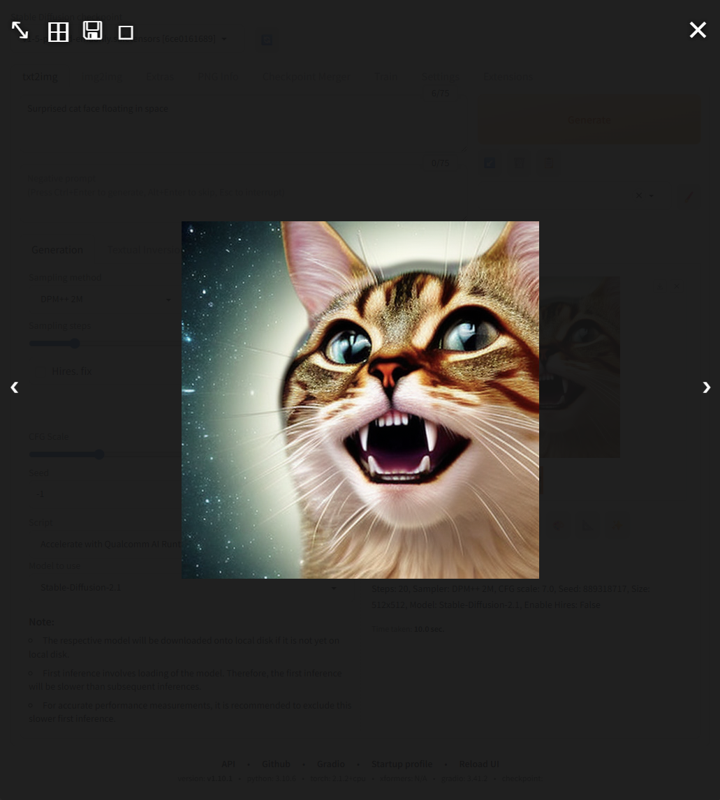 こんな画像が約10秒で生成できた