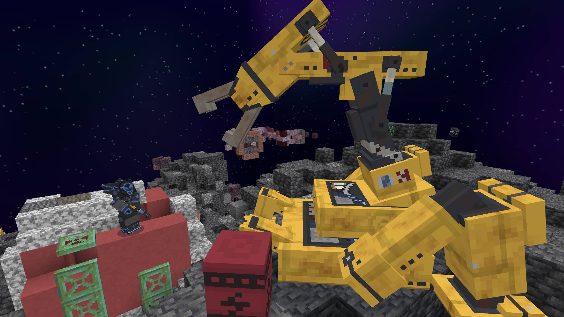 制御不能となった巨大作業ロボと緊迫バトル！