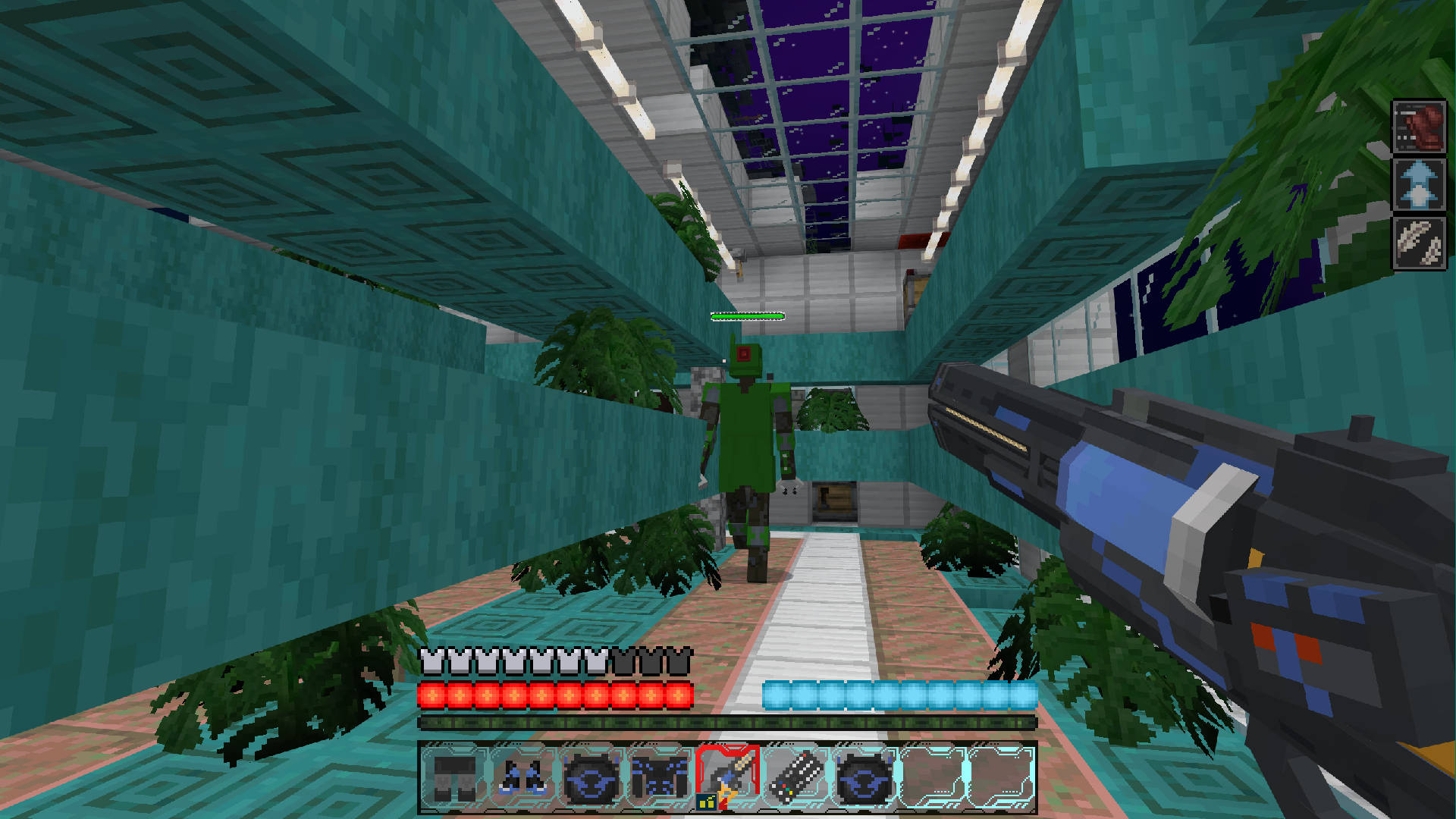 朽ちた宇宙アパートを探索する