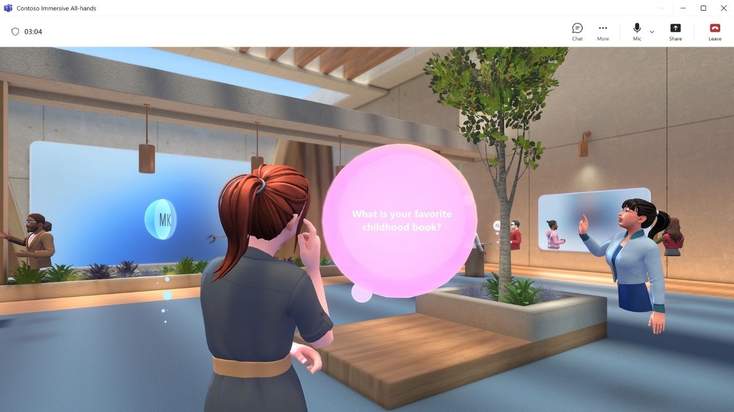 「Microsoft Teams」の新機能「イマーシブ イベント」（Immersive events）