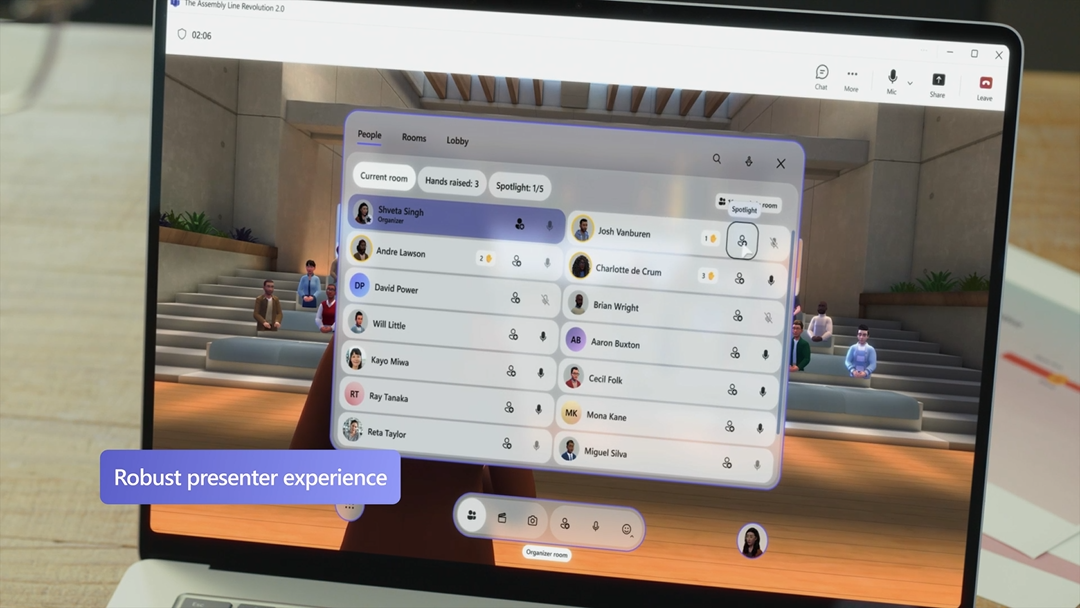 充実したプレゼンター支援ツール