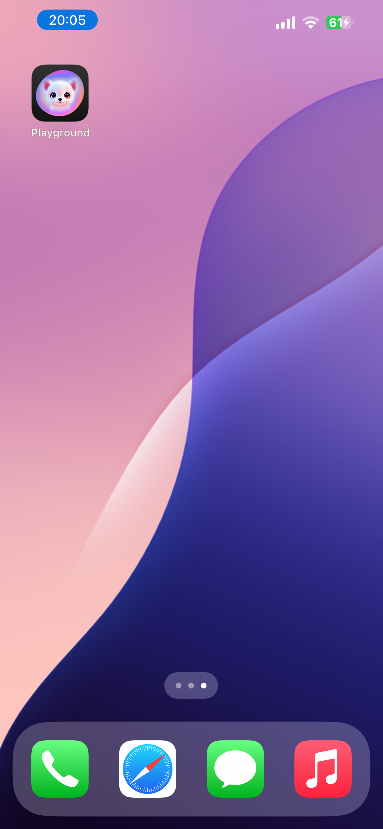 「Image Playground」は子犬のアイコンが目印で、現在ベータ版として提供されています