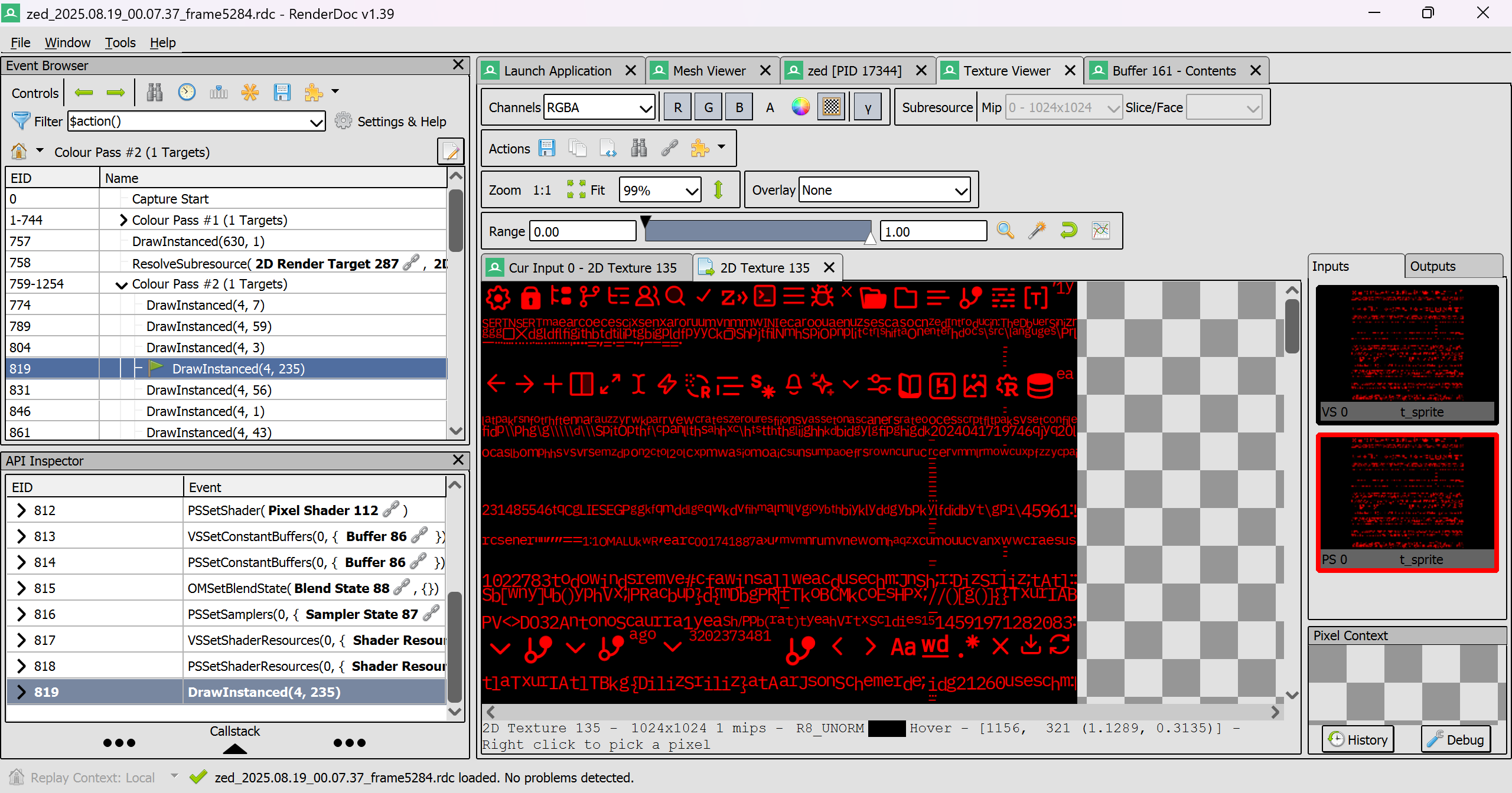「RenderDoc」でレンダリングをデバッグ