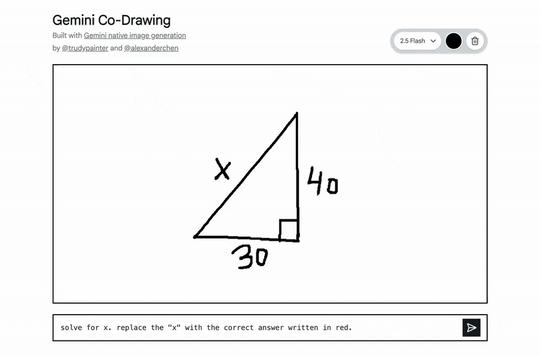 手書きの問題図を読み取って理解し、それを解き明かし、結果を図に書き加えて出力するデモ