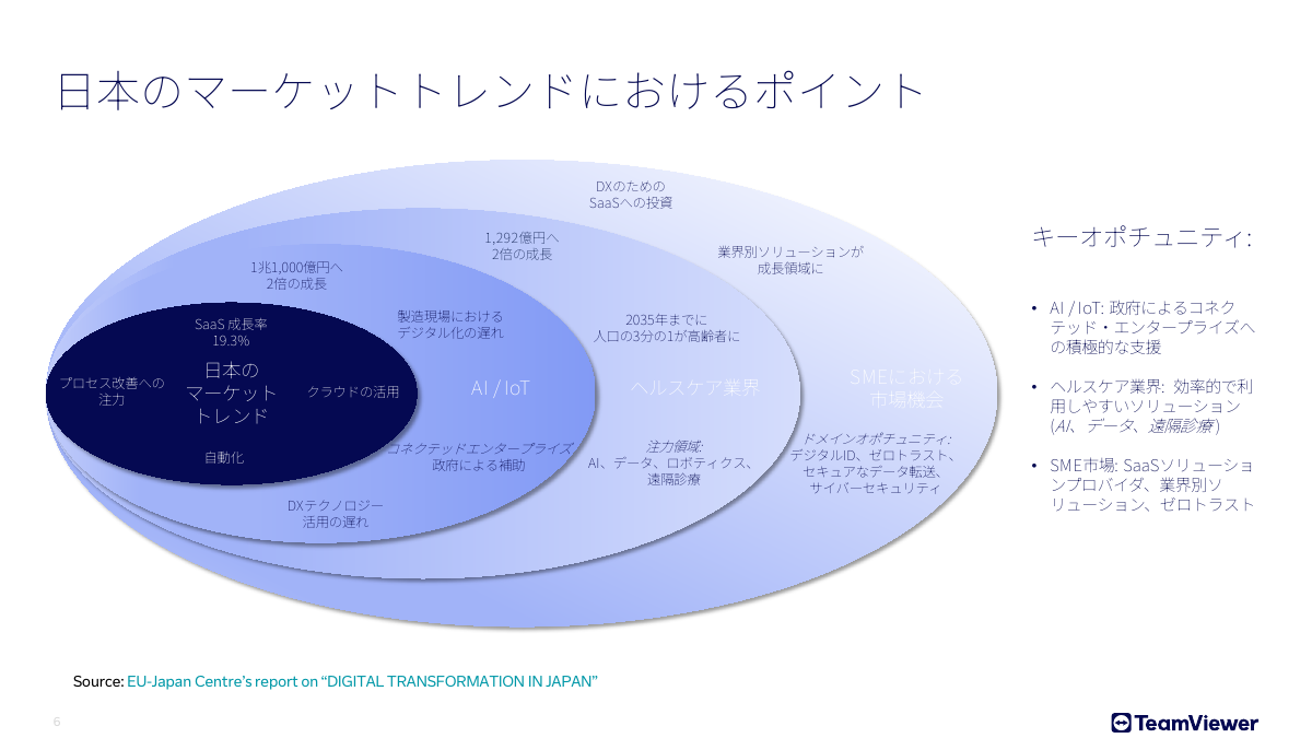 日本市場のポイント