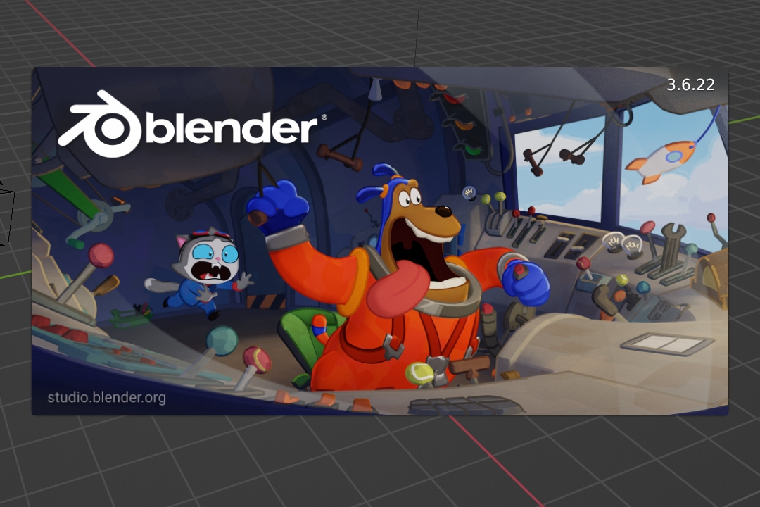 v3.6.22を元にしたAndroid版「Blender」のスプラッシュ