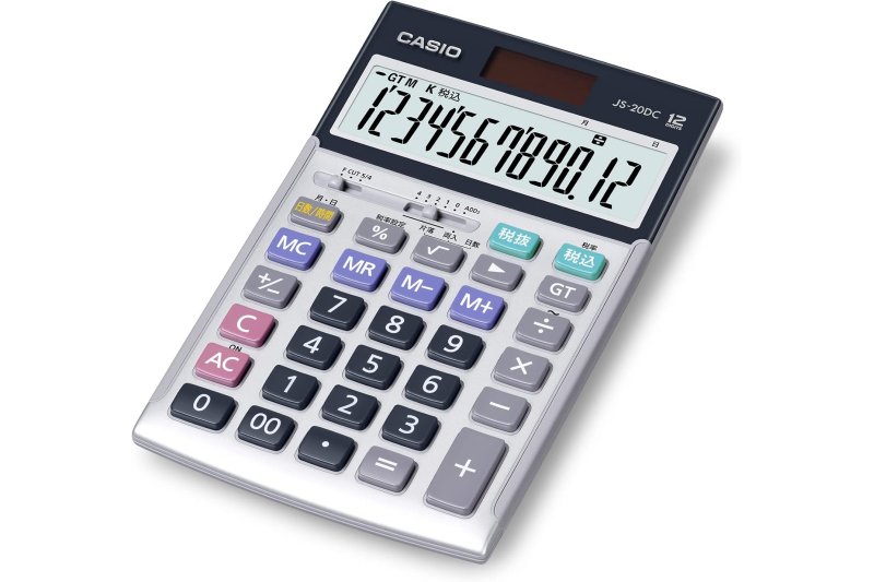 カシオ 本格実務電卓 12桁 JS-20DC