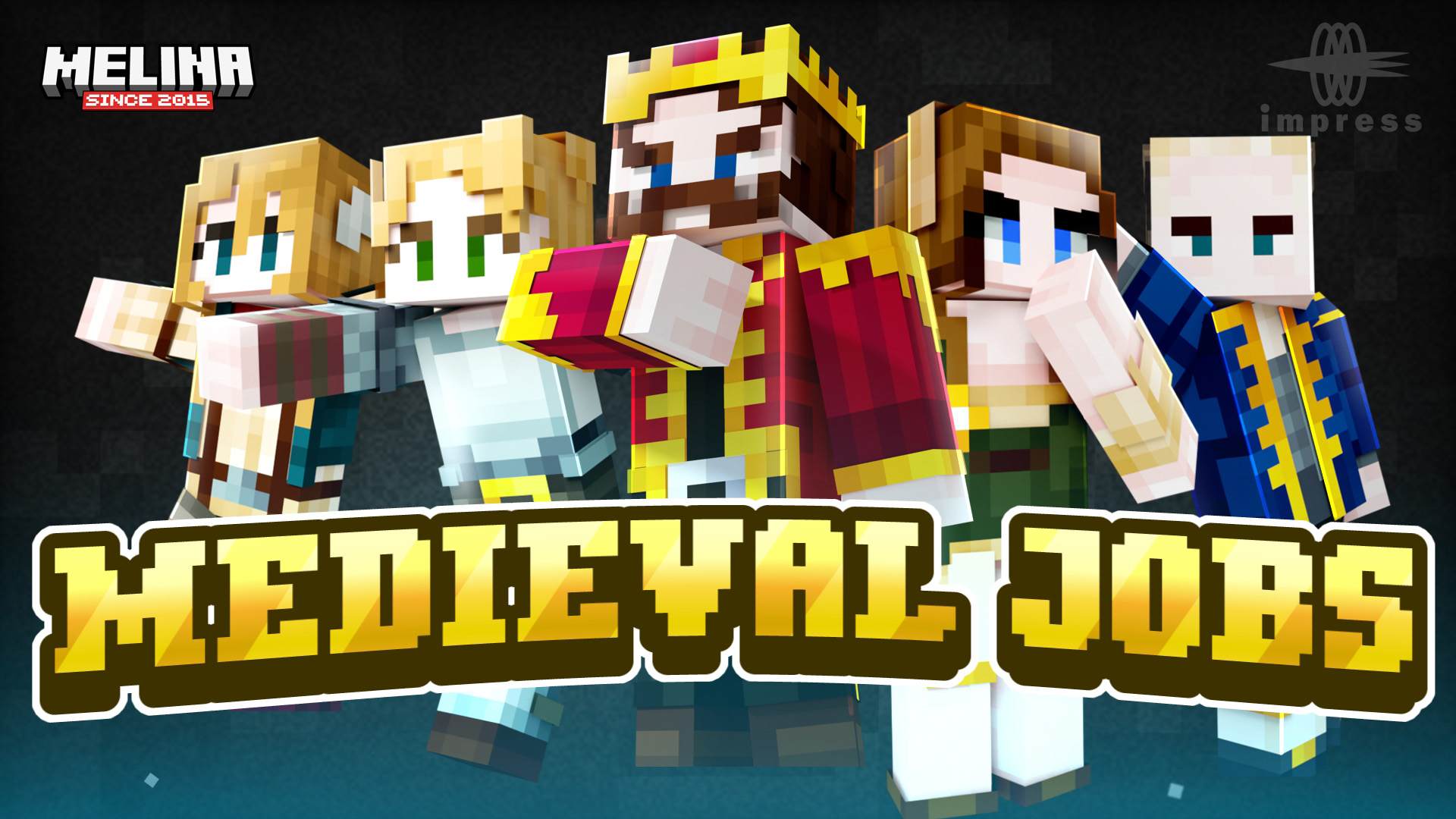 中世ヨーロッパの職業をイメージした制服のスキンパック「中世の仕事人達」