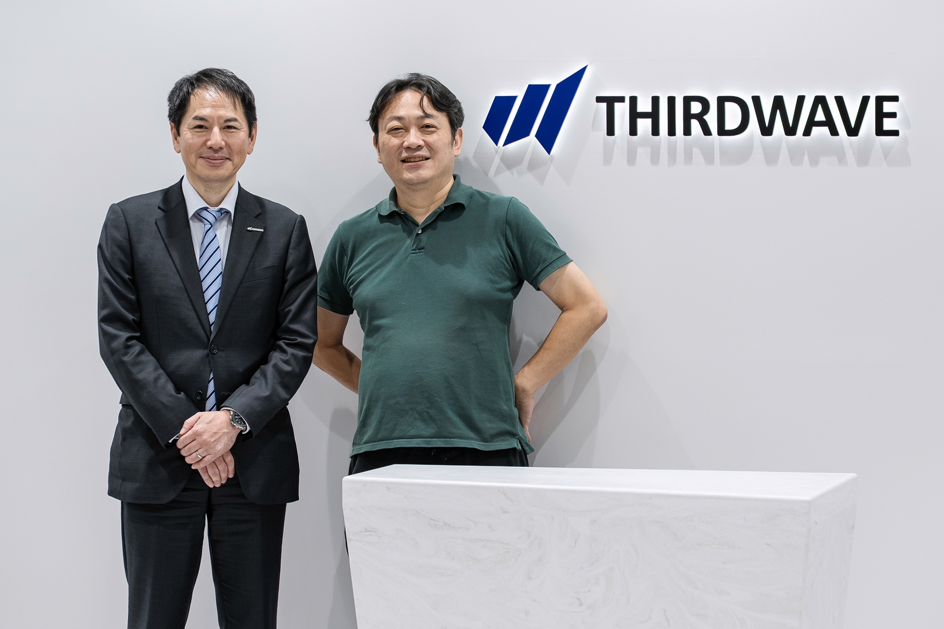 株式会社サードウェーブ 永井正樹社長（写真左）とAIストラテジースペシャリスト 清水亮氏（写真右）