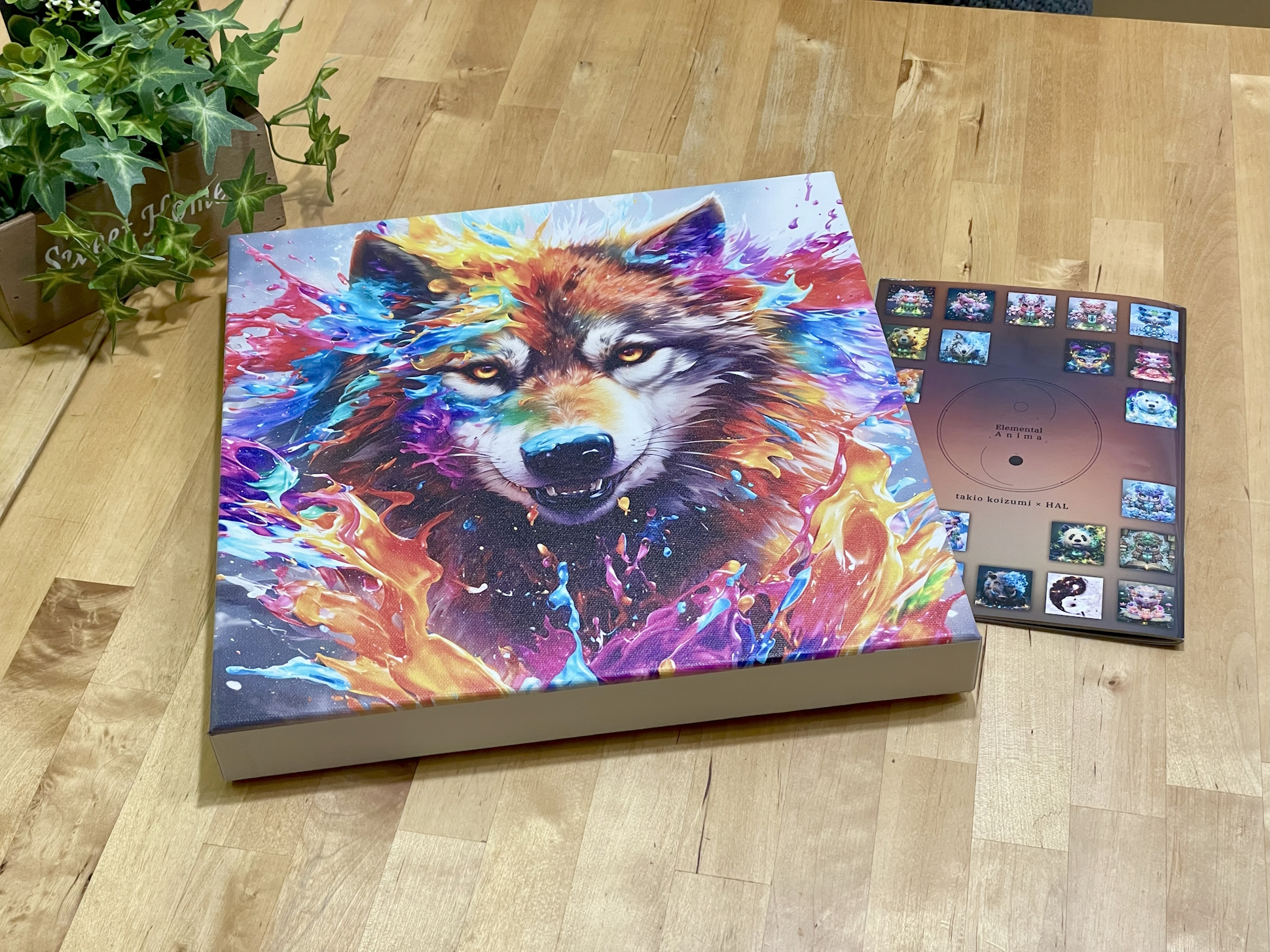 キャンバスアートとイラスト集（takio koizumi）