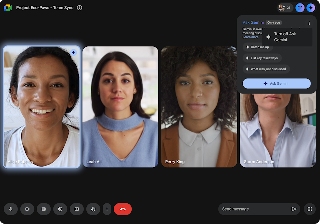 主催者は会議前や会議中にGeminiを無効にすることができる